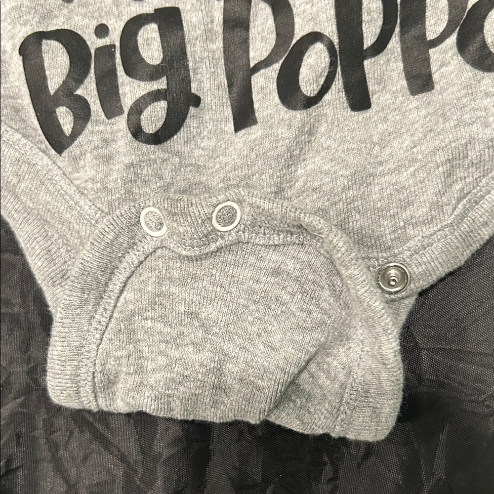 Newborn Gray Graphic Onesie - Picture 4 of 6